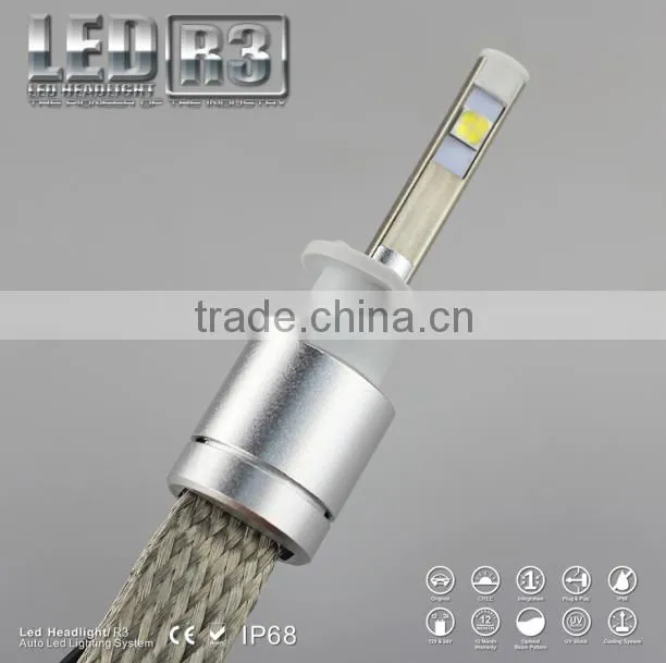 Latest Generation 40W 4800LM H1 H3 H4 H7 H11 H13 9004 9006 9007 9005 R3 led headlight kit