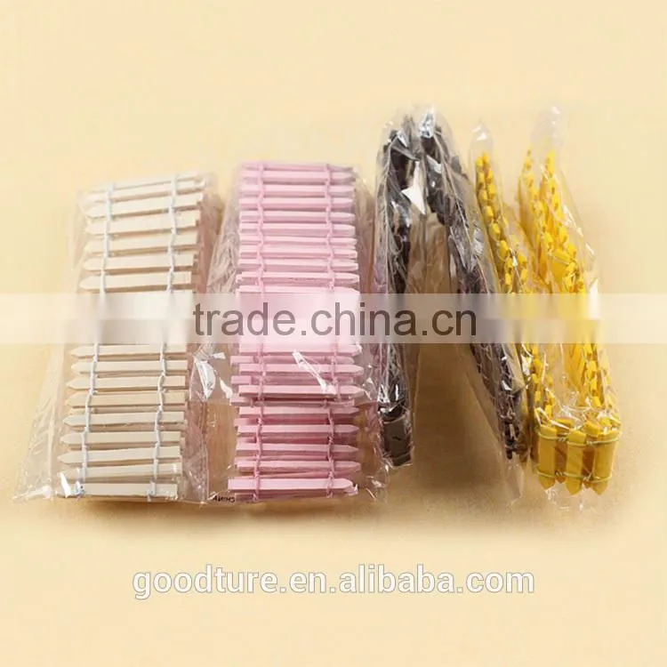 Mini Wooden Fence Toys Garden Fence