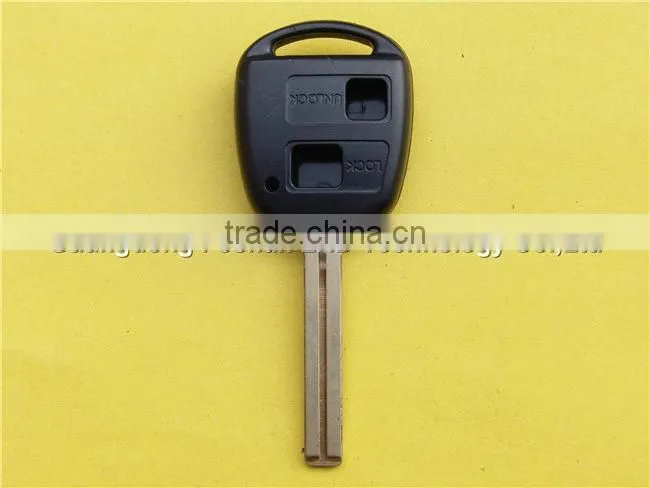 Car key replacement 2 buttons remote key shell case for Toyota Prado RAV4 TOY40 blade