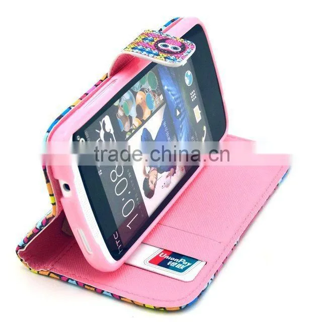TPU sublimation print custom phone cover For HTC DESIRE 500