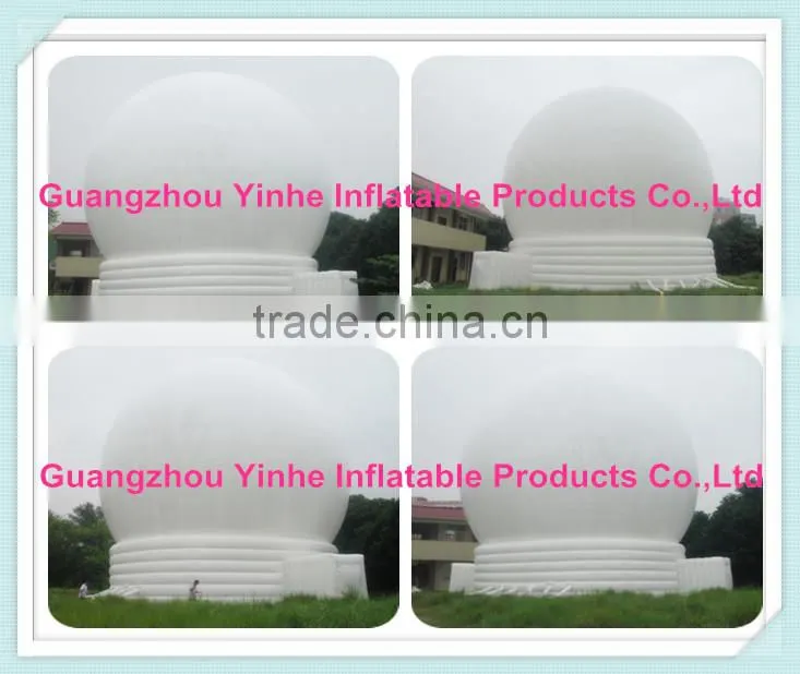 2016 Large White Dome Tent One layer inflatable projection sphere