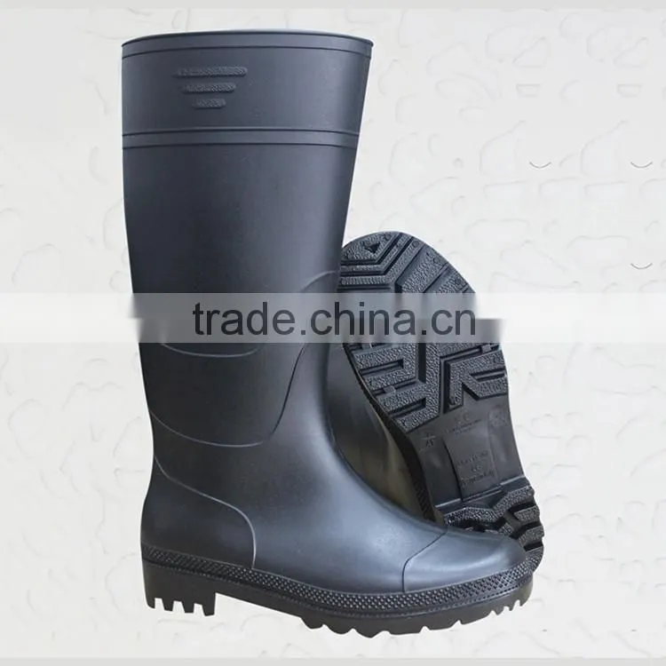 Multicolor PVC rain boots mature military rain boots price
