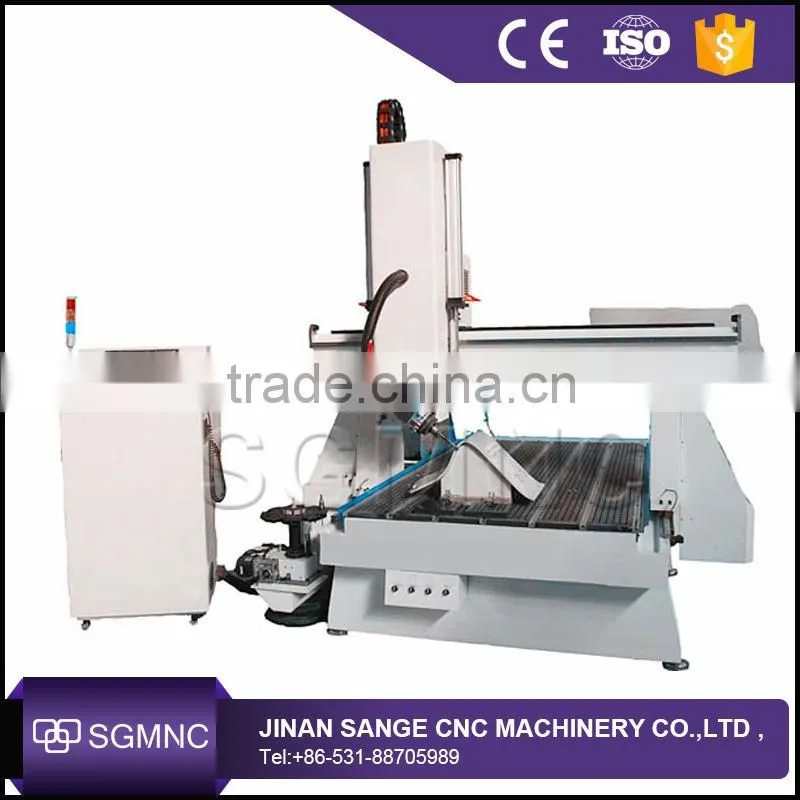 German quality 1325 rotary axis cnc wood router machine , 3d 4 axis cnc router for wood making