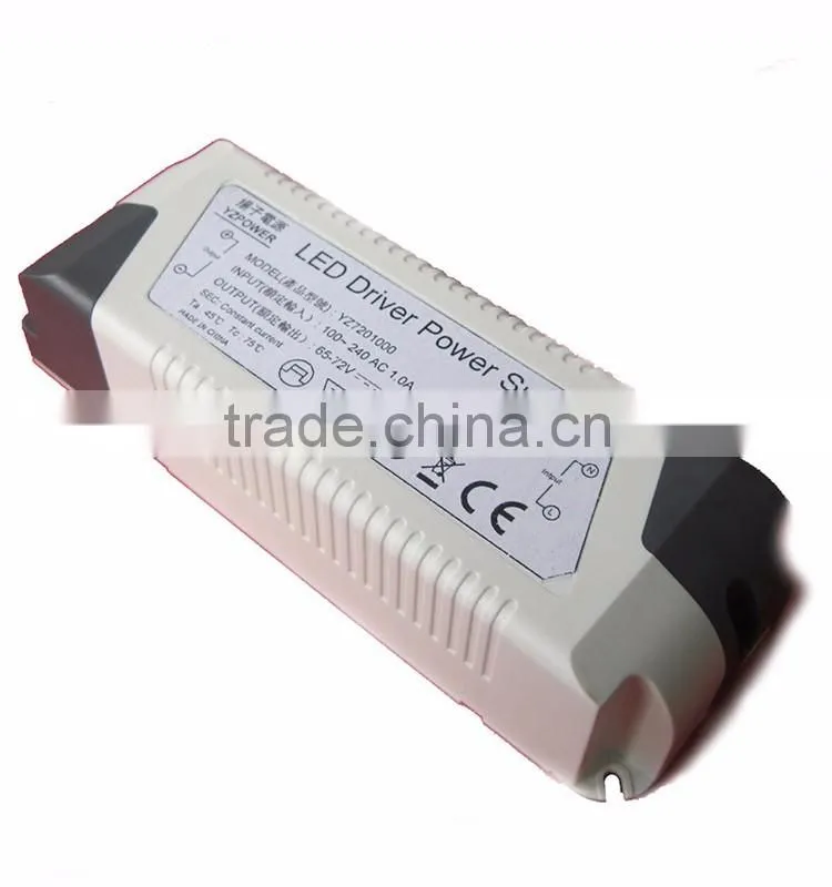 Universal 65V 66V 1A LED Driver Power Supply 67V 68V 69V 70V 71V 72V Air Cooling Switching AC Adapter