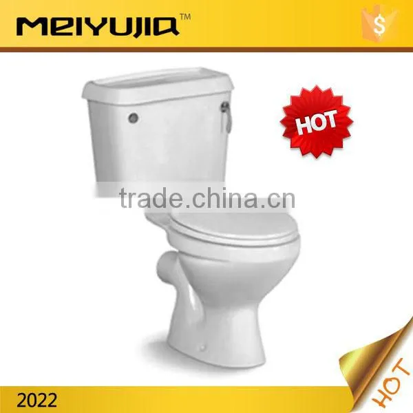 Sanitary ware cheap ceramic washdown two piece toilet