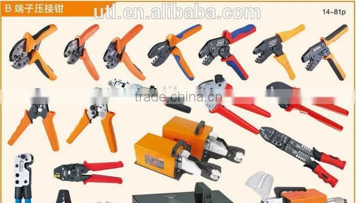 Ratchet Crimping Tool for crimping end ferrule 1-6.0mm2 (UTLE-04WF) cable sleeve hand crimping tool