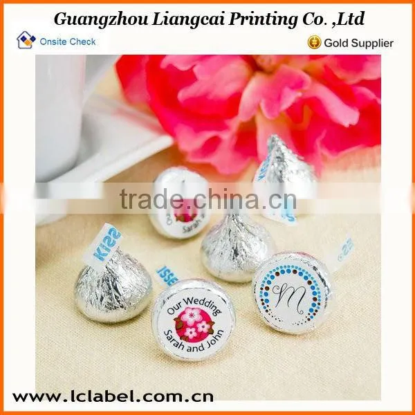 Popular lovely sticker vinyl sticker chocolate sticker
