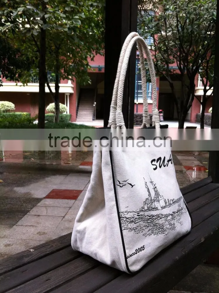 High quality cotton korean tote bag