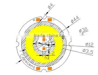 natural white 5W chip on board LED module