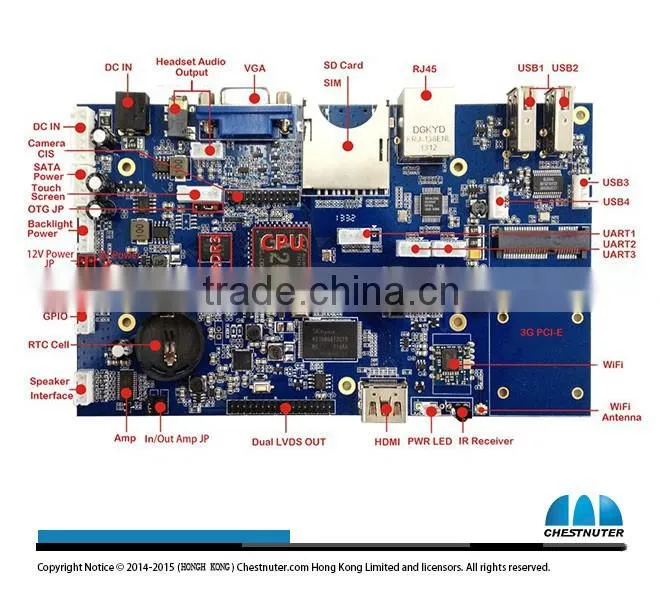 Most Popular LCD Advertising player network full HD 1080P digital signage box