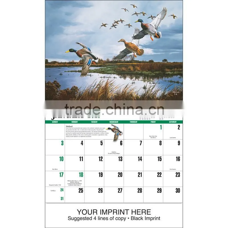 Wholesale calendar printing Custom 2016 calendar printing