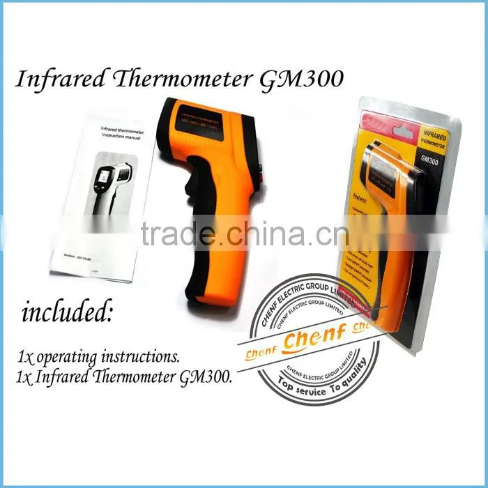 Hot ! 380C Mini Temperature Gun Infrared Thermostat 12:1 with LCD Display