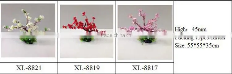 Chian wholesale home fish tank decoration aquatic plastic