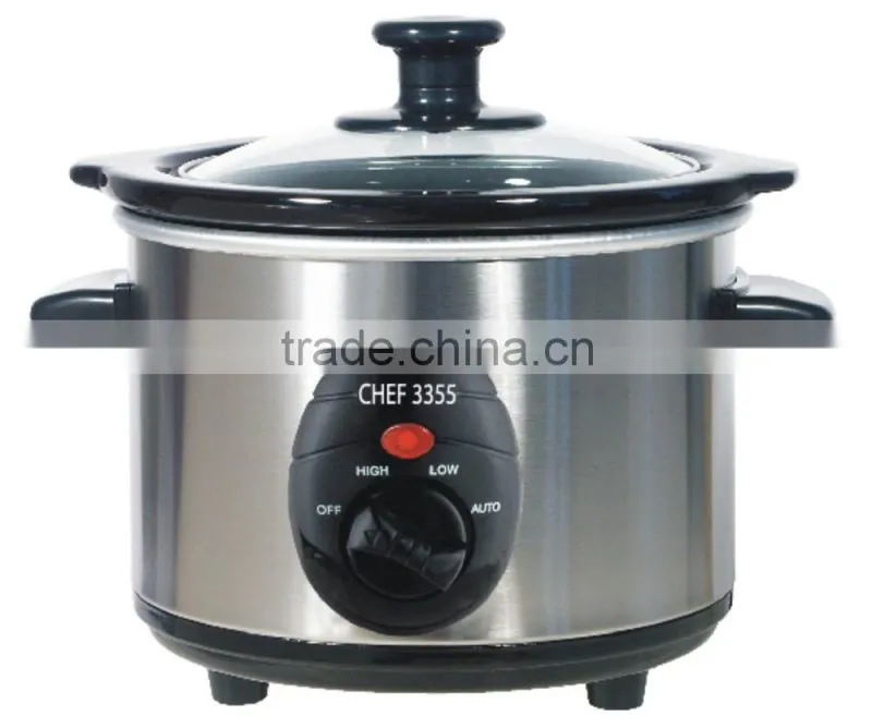 mini slow cooker with CE/GS/RoSH certification