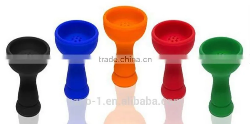 wholesale top quality custom fun shape colours silicone shisha hookah shisha rubber bowl