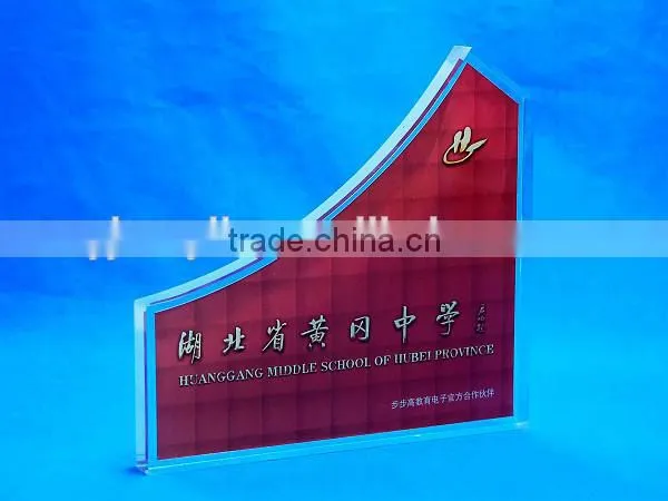 Customized acrylic award plaque