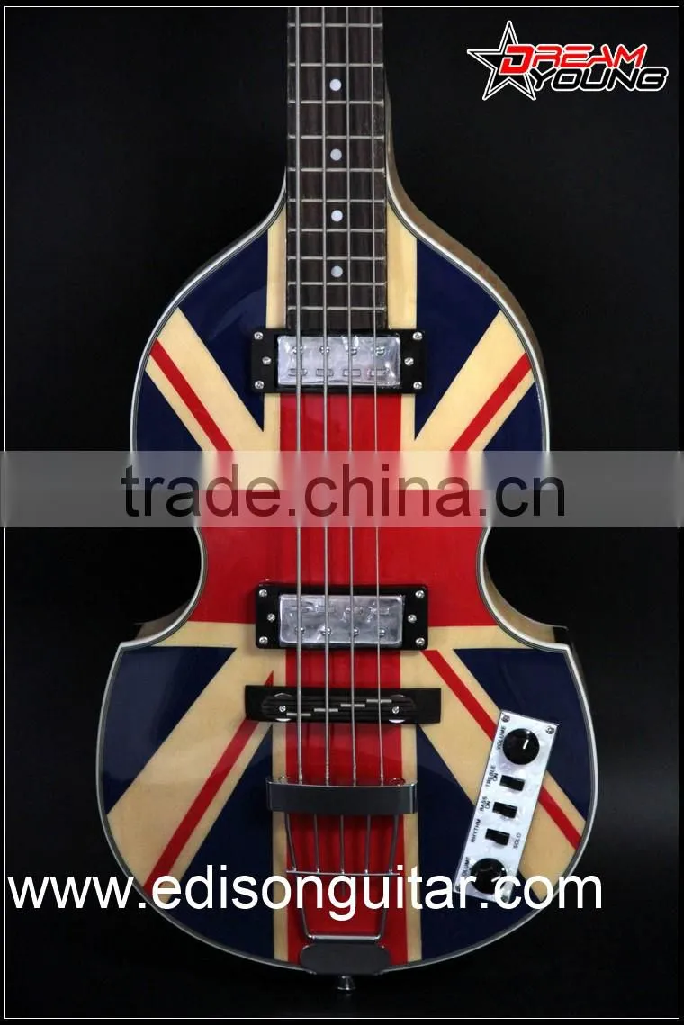 DS-EB6014 Top Stick HD Photo Flamed Maple Bass Guitar Korea