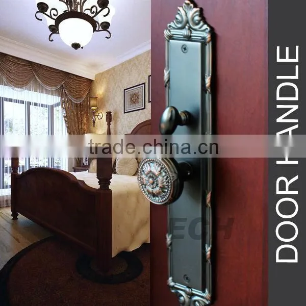 Brass ORBH antique door handle