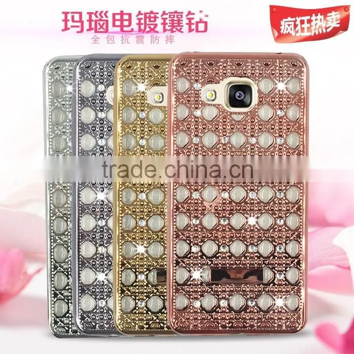 Low Price China Diamond Electroplating TPU Case Cover For Samsung Galaxy J2