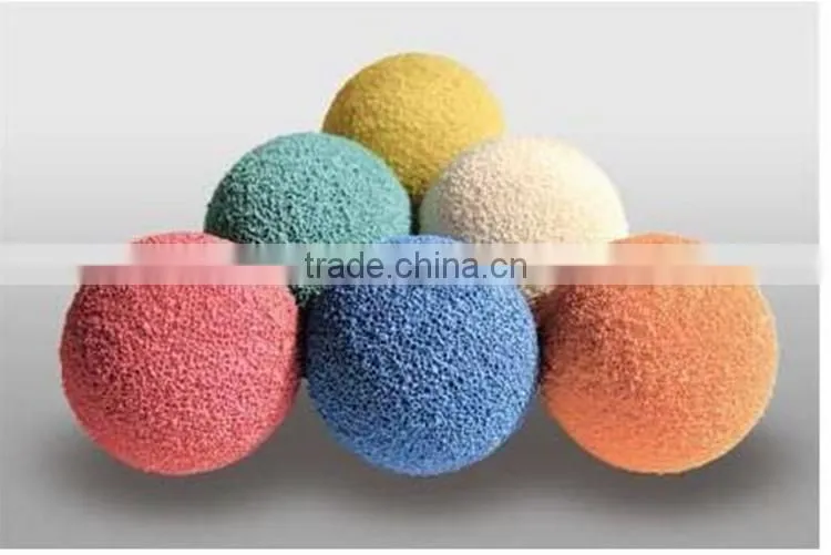 concrete pump cleaning rubber sponge ball