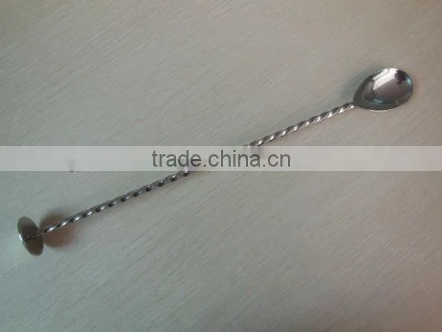 stainless steel stirrer, bar spoon wisky picks muddler