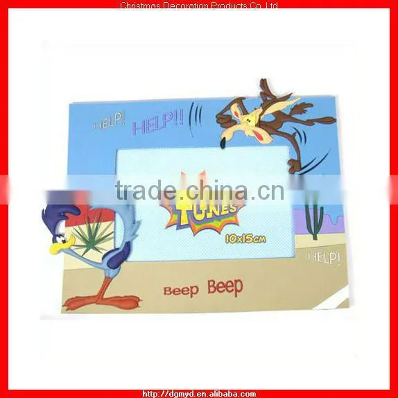 Cake shape 3D soft PVC photo frame for Best Friends (MYD-PF1548)