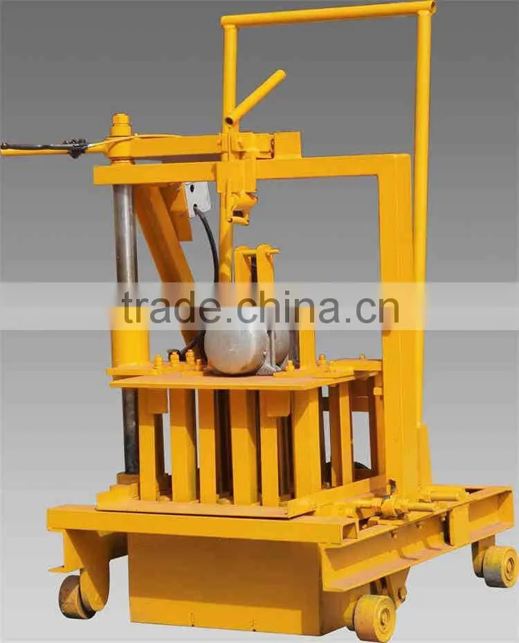 QMR2-45 mobile brick making machine concrete hollow block molding machine for small scale business