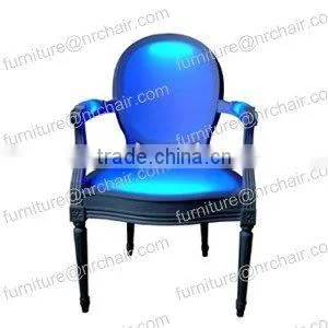 shanghai wedding banquet Led illuminated rechargeable armless dining chair