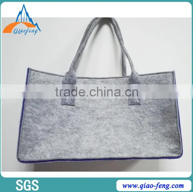 eco-friendly felt tote bag felt bag organizer promotional wool felt bag