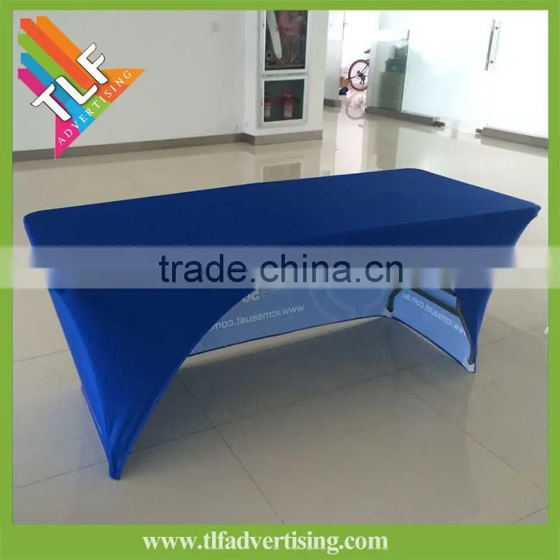 4ft 6ft 8ft Custom Print Trade Show Throw/Fitted/Spandex Table Cover