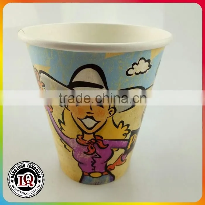 Disposable Cartoon Printing Drinking Paper Cup