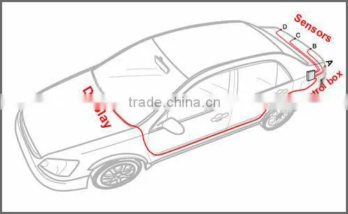 2015 DC 12V electromagnetic flush mount parking sensor