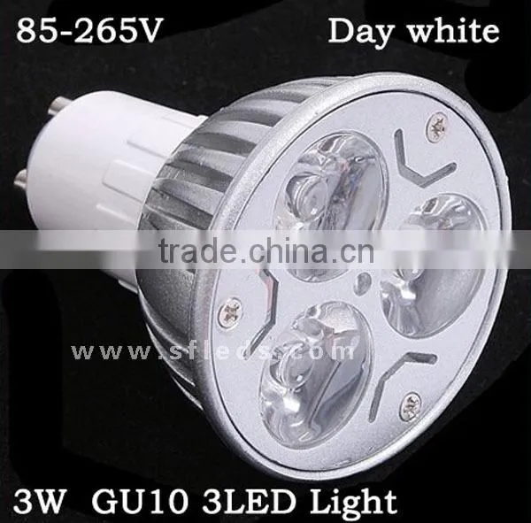 GU10 3W LED Spotlight 3x 1W SMD LEDs LED Bulb in White / Warm White Energy-saving lamp