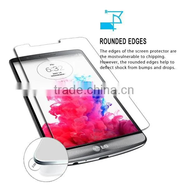 Full cover tempered glass screen protector for lg g3, for lg g3 full covered screen protector