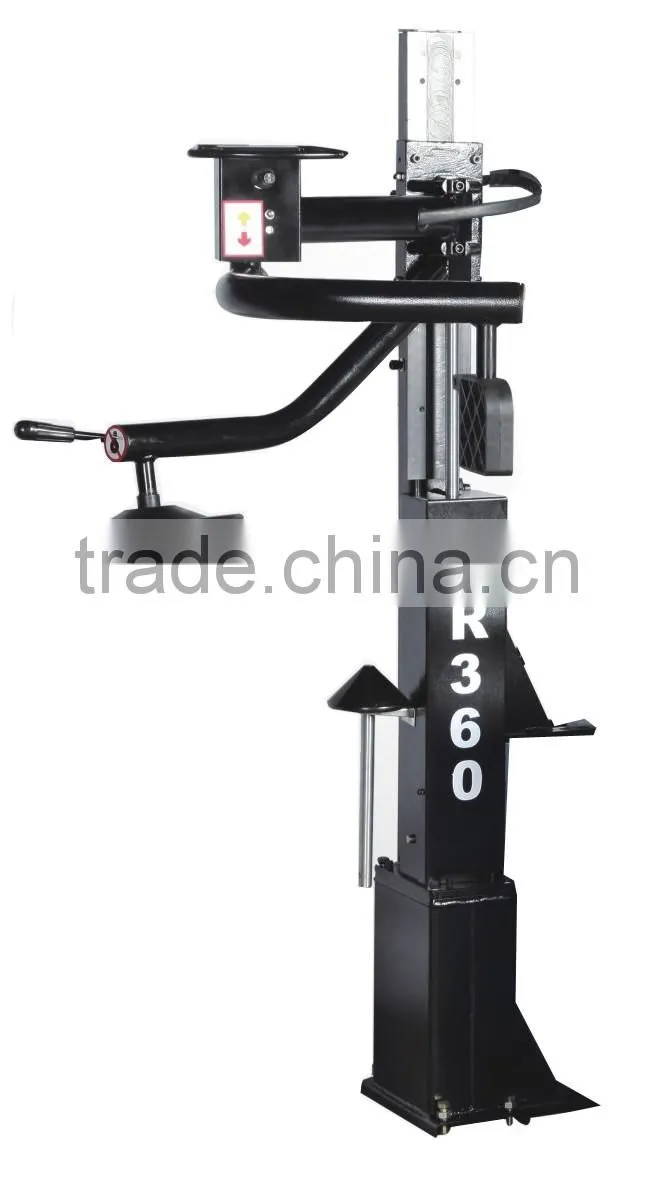 Automatic tyre changer left hand helper tilt column