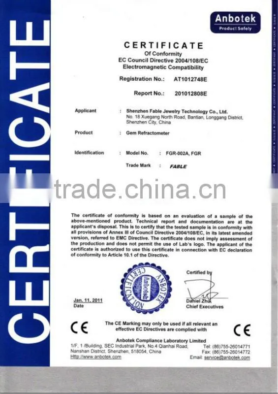 Gem Refractometer FGR-002A