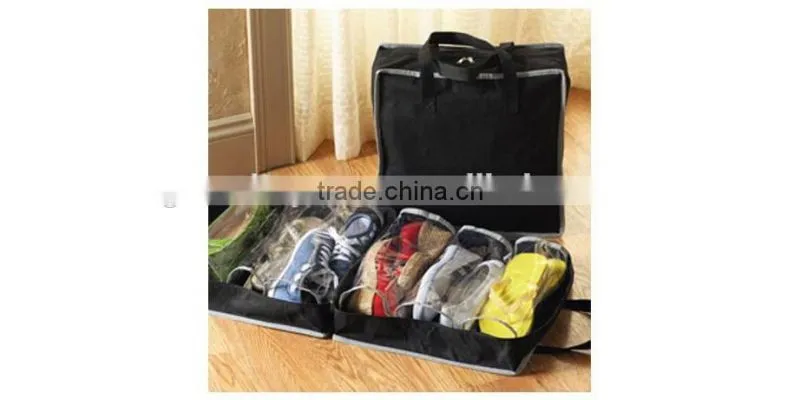 Travel Waterproof Ventilation Folding Shoes Storage Organizer Portable Fashion Closet Women/men Shoe Bags 35*20*40