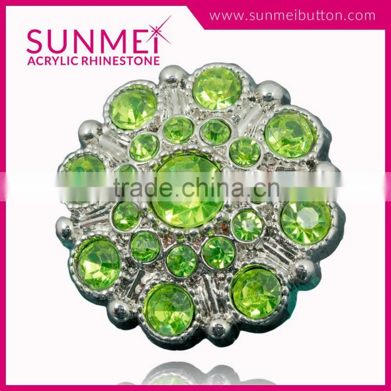 Wholesale Gray Color Rhinestone Embellishments for Dresses
