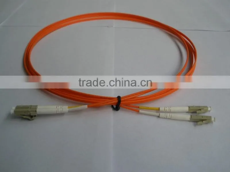 High Quality OM1/OM2 Multimode Duplex LC/UPC-LC/UPC Fiber Patch cord,lc 50/125 Patch cord fiber optic