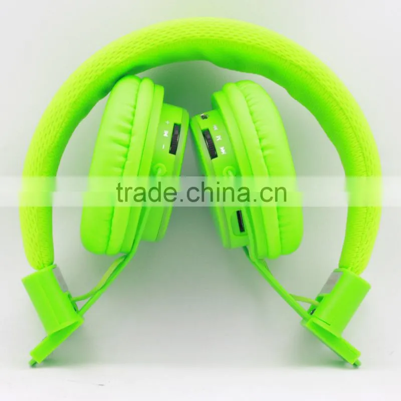 Wireless Stereo Headset SD/ TF Card mp3 player Headphone