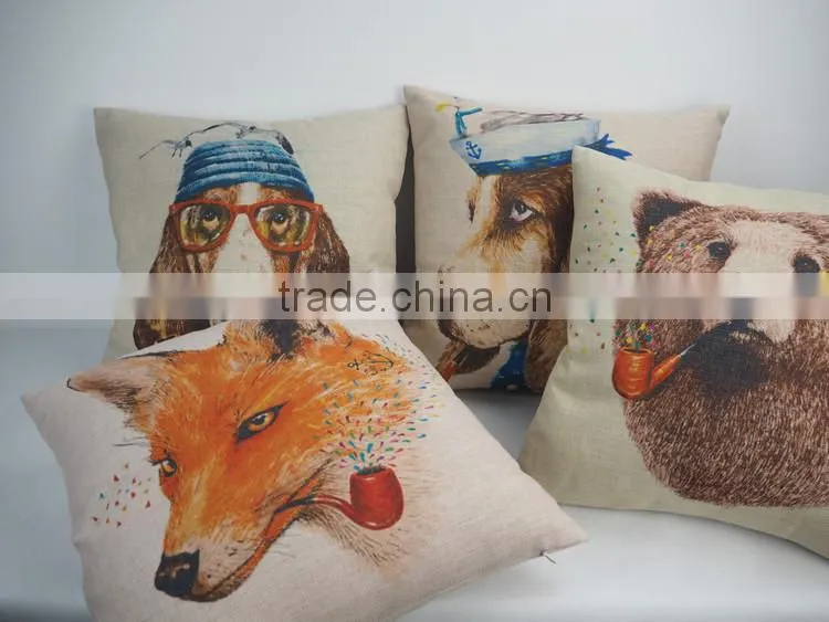 Hot sale comfortable best sale American style smoking design backrest pillow decorative body pillow covers
