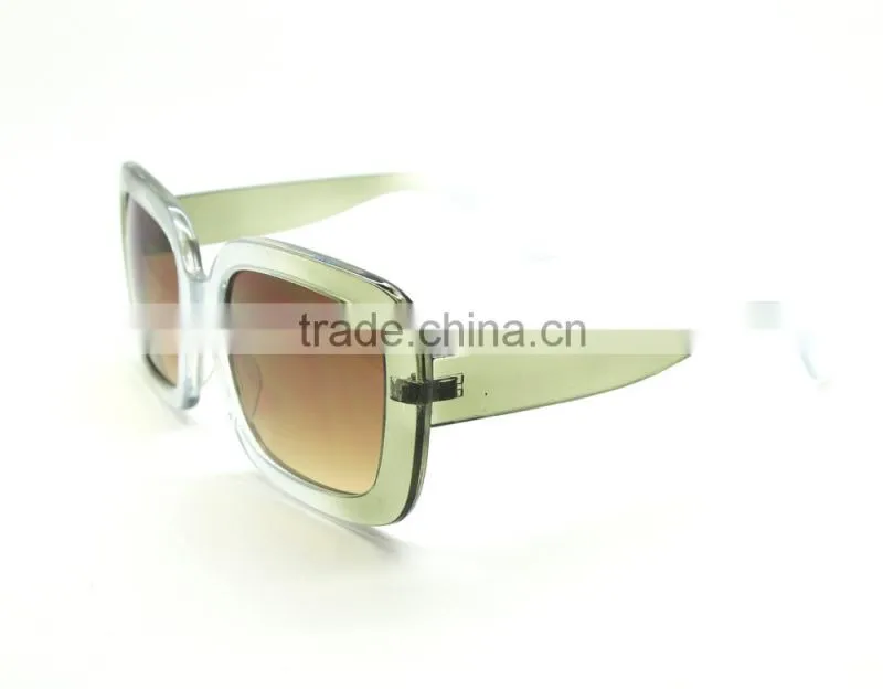 Square oversized fashion sunglasses women's summer leisure sun shades
