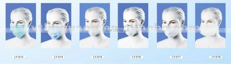 Medical Surgical Disposable 3-ply Ear-loop face mask