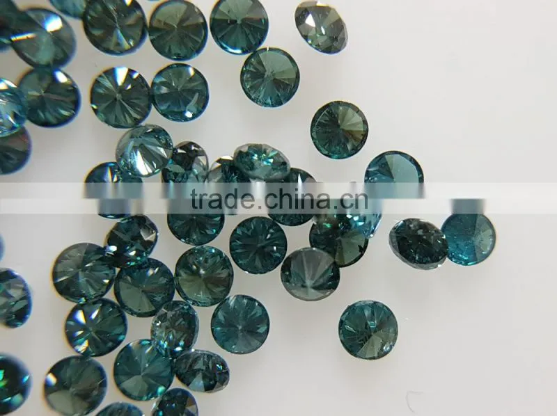 Natural Loose Blue Diamond Lot 1-1.2mm Brilliant Cut Round Fancy Color