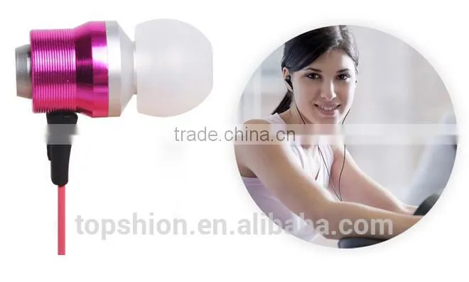 2015 new products hot selling earphone colorful in-ear earphones with flat cable