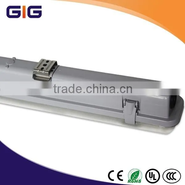 ABS base PC diffuser waterproof fluorscent luminaire lighting fixture