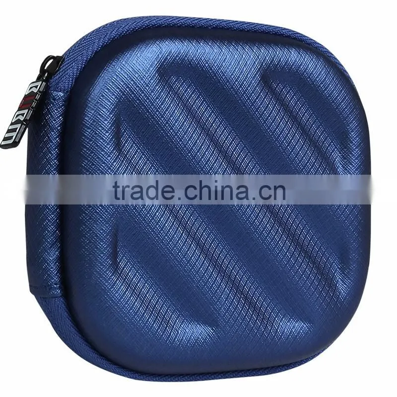 2016 BUBM Eva Zippered hard Earphone case Earbuds carry case wholesale