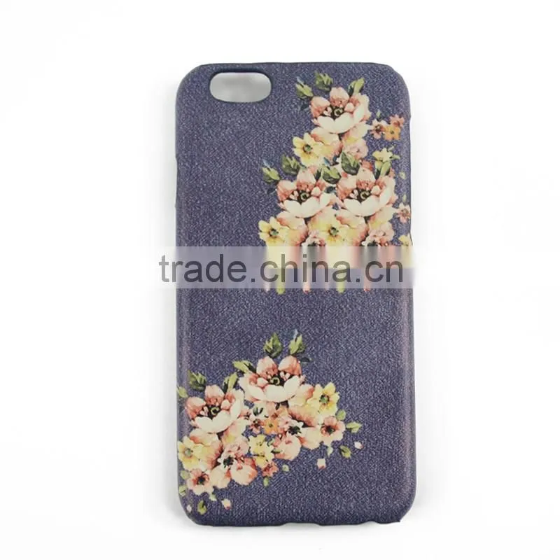 2016 Hot Sale Single PC case Simple and Printing Style PU Leather Case for iphone6 with so many design and support own Design