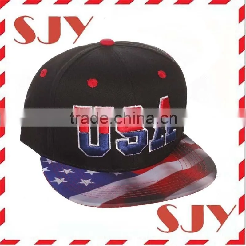 New Arrival Custom Flat Brim Embroidery Snapback Cap/Hat