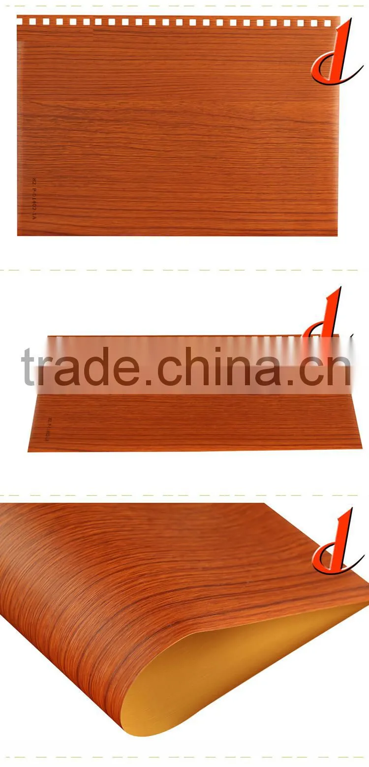 wood grain decorative pvc floor sheet